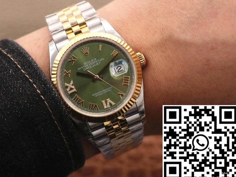 Green Olive Rolex Datejust Dial M126233-0025 Factory EW 0318